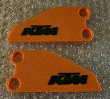 KTM Duke 390 Heel Plates Guards Orange & Black (3D Printed) 2017+