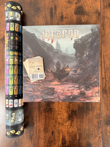 Inferno board game insert - board,
