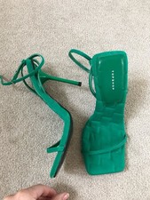 Topshop Green Stiletto Heels