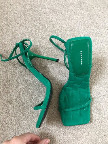 Topshop green stiletto heels - topshop,