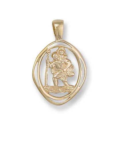 Christopher pendant 9ct - st,