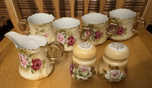 Vintage lefton heritage rose - lefton,