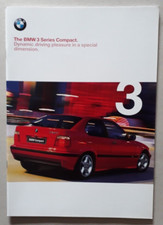 BMW 3 Series E46 Compact Brochure 1999 - 316i  318ti  Sport  318tds