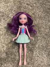 Mattel - Barbie Star Light Adventure - 5” Sprite Doll - Purple Hair - Used