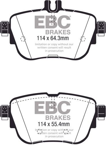 Ebc redstuff brake pad for - rr,