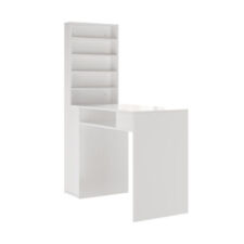 Professional Manicure Table Nail Bar Technician Art Beauty Salon Station Shelves