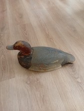 vintage wooden duck decoy