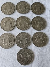 Queen Elizabeth II Half Crown Coins x10 1955 to 1967 ex 60, 64, 66