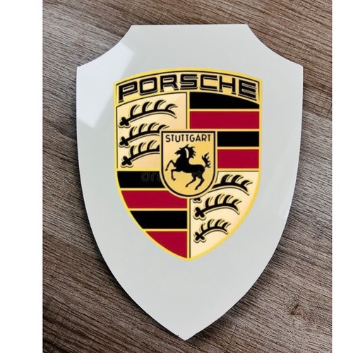 Porsche badge wall - badge, plaque