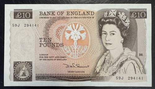 Old ten pound note - ten, £10