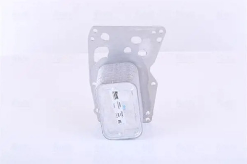 Engine oil cooler water-cooled