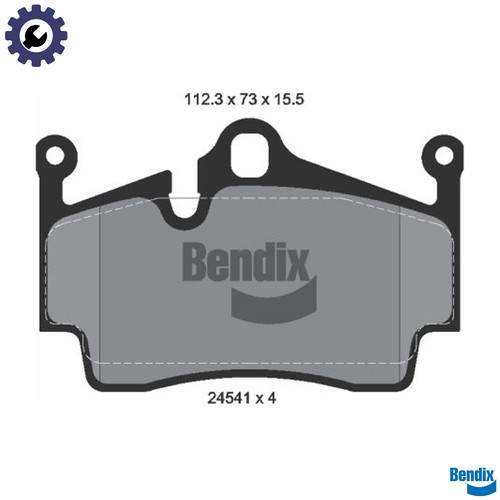 Brake pad set disc - brake,