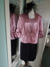 ROMAN ORIGINALS JACKET M&S DRESS FASCINATOR UK 16 RACES WEDDING