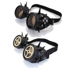 Steampunk Black Goggles Retro