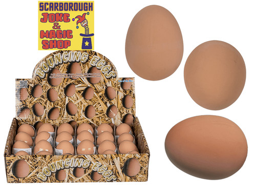 Fake rubber egg - 1x,