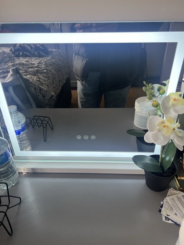 Dressing table mirror with - ,