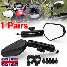 2X Folding ADV Motorcycle Mirrors Rearview Mirrors Adventure Mirror For UTV/ATV