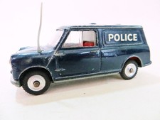 CORGI 448 'AUSTIN MINI POLICE VAN' BLUE. ORIGINAL. VINTAGE. COMPLETE