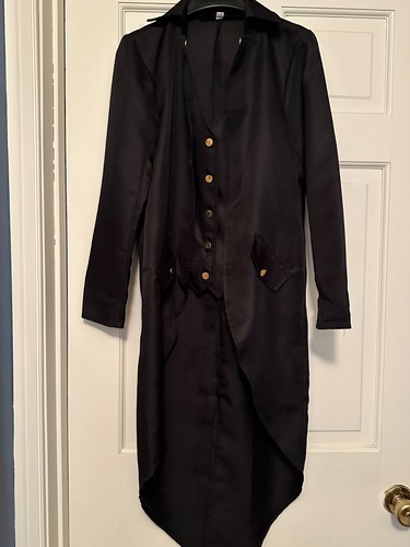 Costume black coat - coat, with