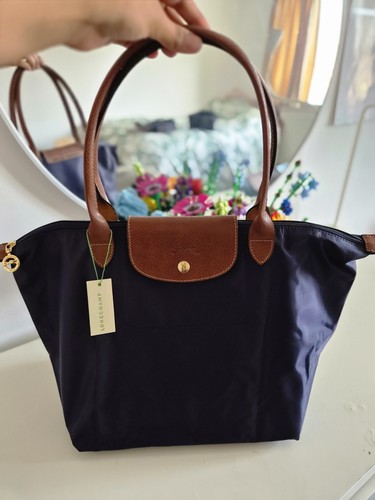 Navy large longchamp bag - large,