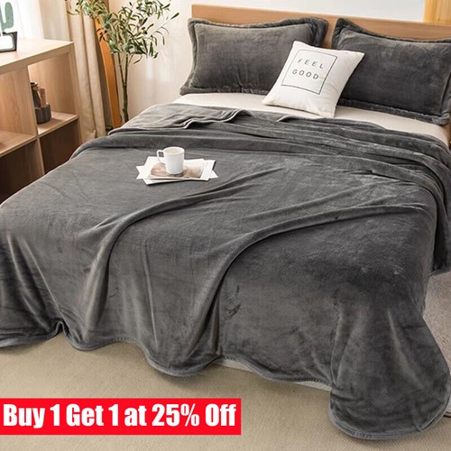 Large mink blanket faux fur - mink,