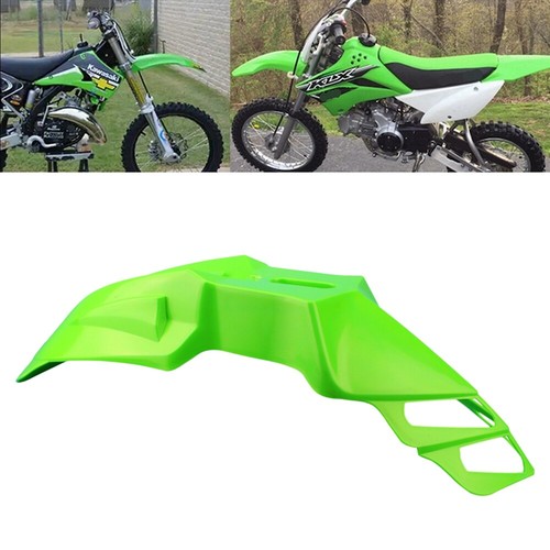 Green supermoto front mudguard - green,