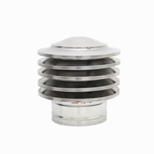 CHIMNEY COWL Anti Down Draught Stainless Steel Flue Pipe Cap, Vent, Top, Cover
