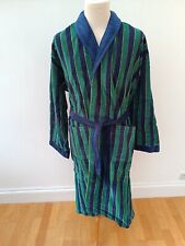 Pegasus dressing gown like Bown of London 2XL 100% Cotton Blue/Green hues BNWT