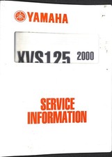 YAMAHA ~ XVS125 Service Information ~ 2000 ~ Workshop Manual