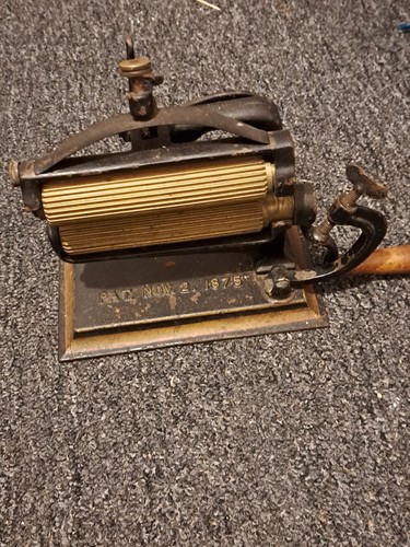 Antique crown pleater crimper - crown,