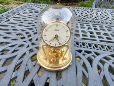vintage KIENINGER 400 day clock torsion pendulum GLASS dome KUNDO