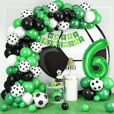 6th Birthday Football Balloon