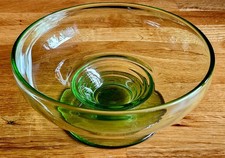 Art Deco Green Footed 17cm