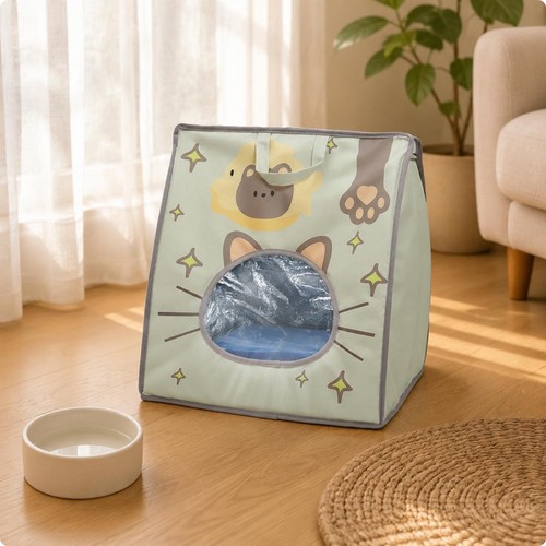 Cooling feline house summer - feline,