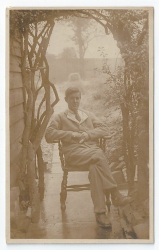 Military real photo postcard - military,