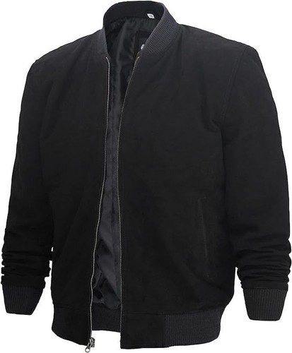 Brand new men black suede - new, men's