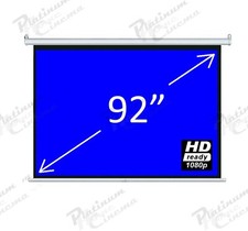 92" Electric HD Projector