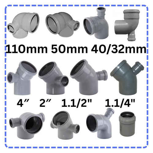110mm soil pipe elbow - 4",