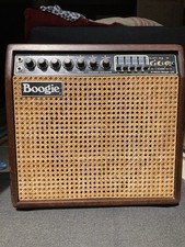 Mesa Boogie Mark III Purple Stripe Guitar Amp With Wheeled Flight Case