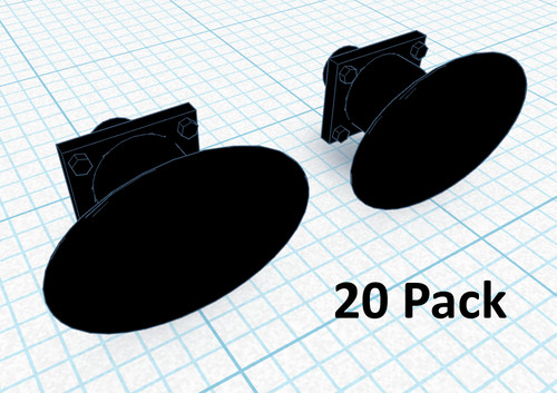 Oval buffers short pack oo - buffers,