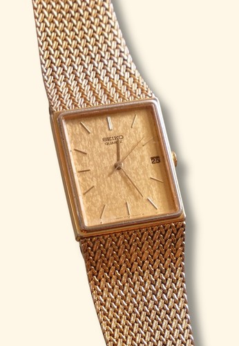 Vintage unisex gold - unisex, seiko