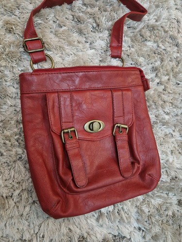 Burgundy red crossbody - burgundy,
