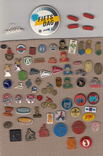Vintage bicycle logo pin - vintage,