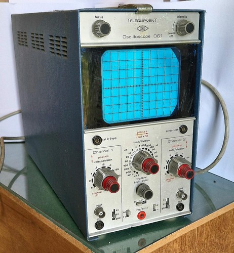 Telequipment oscilloscope d61 - telequipment,