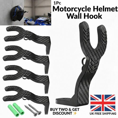 Motorcycle helmet rack wall - helmet,