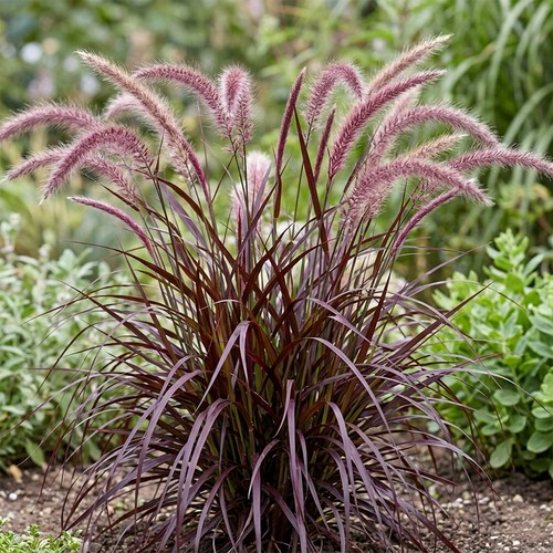 Pennisetum rubrum purple - pennisetum,