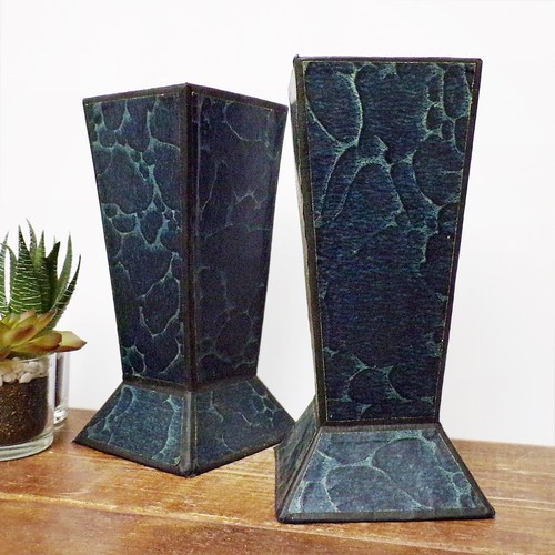 Paper mache vase art - art, deco