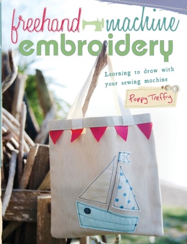 Freehand machine embroidery - machine, by