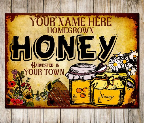 Personalised bee homegrown - bee,