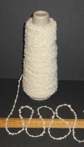 100g cones ecru cream boucle - 100g,